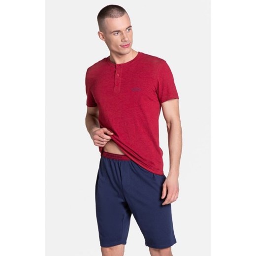Henderson Dune 38879-33X piżama męska czerwono-granatowa ze sklepu intimiti.pl w kategorii Piżamy męskie - zdjęcie 187897225