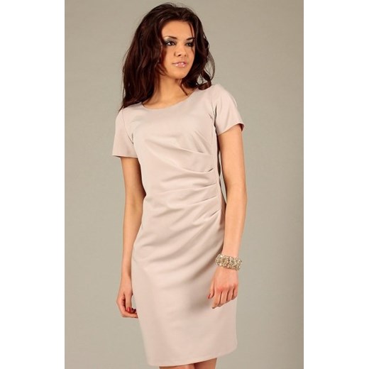 Vera Fashion Rachela sukienka beż ze sklepu intimiti.pl w kategorii Sukienki - zdjęcie 187897279