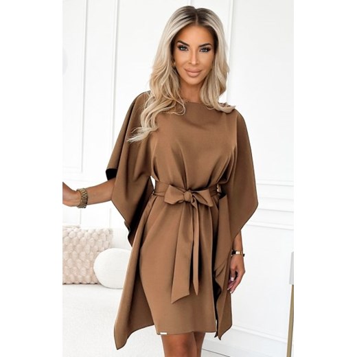 Numoco 287-39 SOFIA sukienka motyl z wiązaniem w pasie ze sklepu intimiti.pl w kategorii Sukienki - zdjęcie 187897345