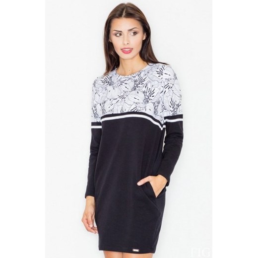 Figl M510 sukienka czarna wzór 27 ze sklepu intimiti.pl w kategorii Sukienki - zdjęcie 187897767