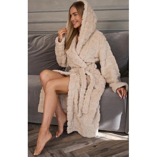 L&amp;L 2554 Valentine długi szlafrok damski ze sklepu intimiti.pl w kategorii Szlafroki damskie - zdjęcie 187897775