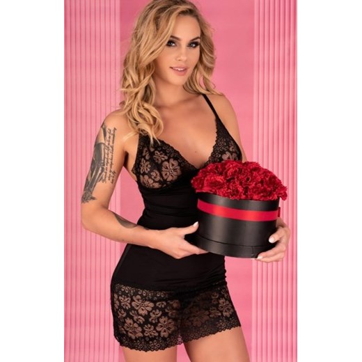 LivCo Corsetti Narca dopasowana koszulka i stringi ze sklepu intimiti.pl w kategorii Piżamy damskie - zdjęcie 187898437