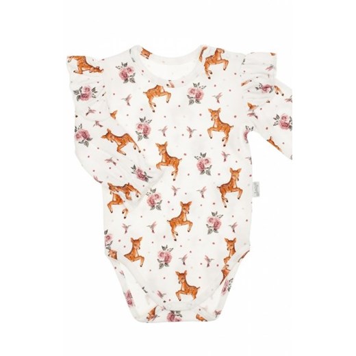 Bawełniane body dziecięce sarenki Lala ze sklepu intimiti.pl w kategorii Body niemowlęce - zdjęcie 187898865