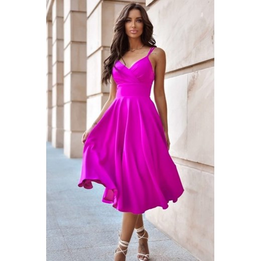 Duet Tifani rozkloszowana sukienka midi biskupi ze sklepu intimiti.pl w kategorii Sukienki - zdjęcie 187899648