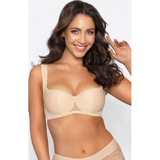Sophia beżowy biustonosz push-up balkonetka ze sklepu intimiti.pl w kategorii Biustonosze - zdjęcie 187899727