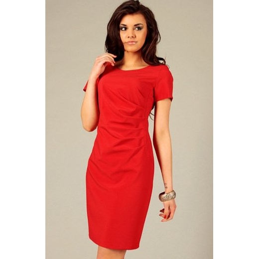 Vera Fashion Rachela sukienka czerwona ze sklepu intimiti.pl w kategorii Sukienki - zdjęcie 187899908