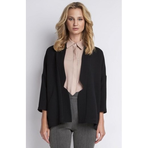 Casualowy żakiet czarny ZA114 ze sklepu intimiti.pl w kategorii Marynarki damskie - zdjęcie 187899958