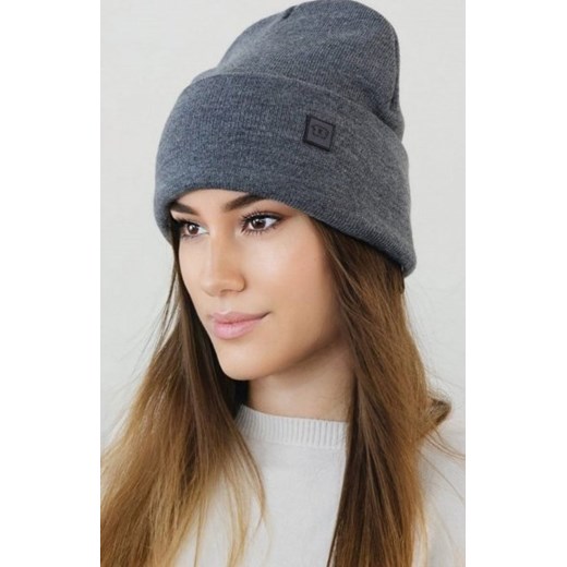 Kamea Sally czapka beanie damska grafitowa ze sklepu intimiti.pl w kategorii Czapki zimowe damskie - zdjęcie 187900326
