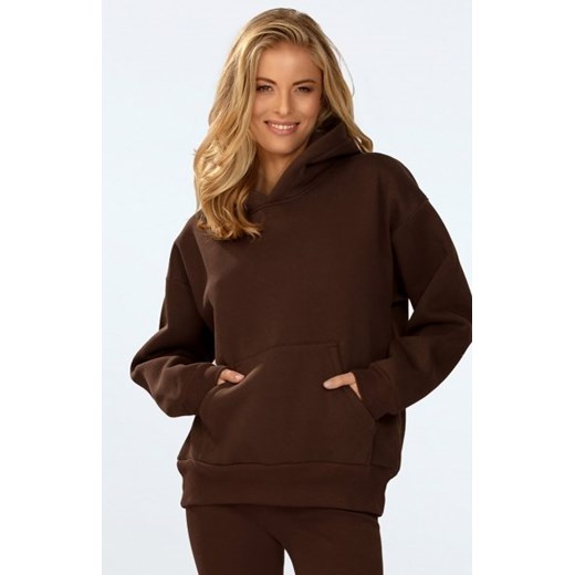 Dkaren Oseye bluza damska czekoladowa ze sklepu intimiti.pl w kategorii Bluzy damskie - zdjęcie 187900618