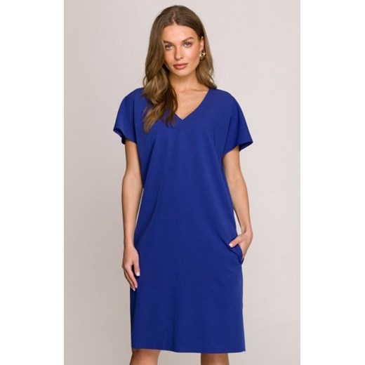 Stylove S392 sukienka o luźnym fasonie chabrowa ze sklepu intimiti.pl w kategorii Sukienki - zdjęcie 187900725