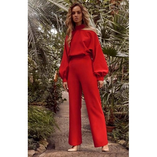 Kombinezon damski z bufiastymi rękawami M528 ze sklepu intimiti.pl w kategorii Kombinezony damskie - zdjęcie 187900755