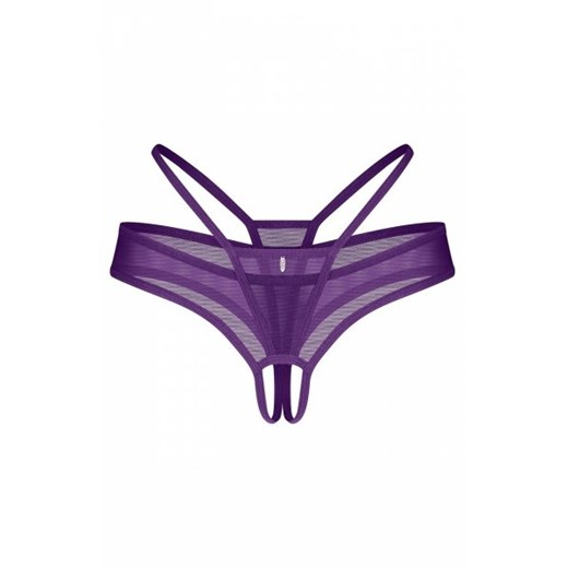 Obsessive Vibres Crotchless Thong stringi damskie ze sklepu intimiti.pl w kategorii Majtki damskie - zdjęcie 187900937