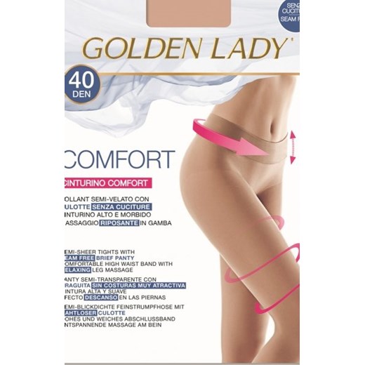 Golden Lady Comfort 40 den rajstopy wyszczuplające ze sklepu intimiti.pl w kategorii Rajstopy - zdjęcie 187901337