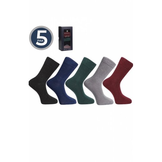 Moraj CMLB500-002/5 pak skarpety męskie długie ze sklepu intimiti.pl w kategorii Skarpetki męskie - zdjęcie 187901377