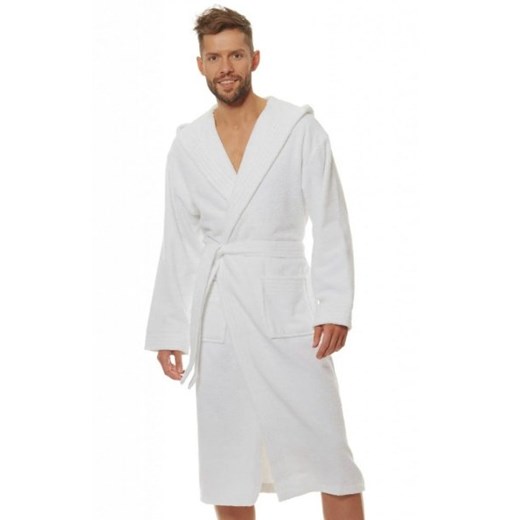 L&amp;L 2104 White szlafrok męski ze sklepu intimiti.pl w kategorii Szlafroki męskie - zdjęcie 187901537