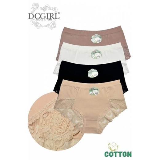 DC Girl 72148 A'2 bawełna figi damskie ze sklepu intimiti.pl w kategorii Majtki damskie - zdjęcie 187901559