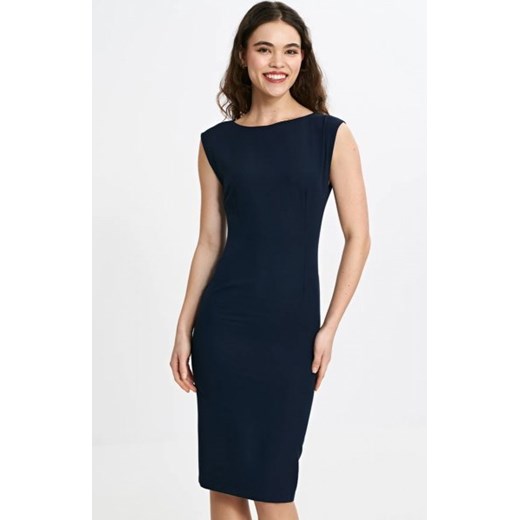 Nife elegancka dopasowana sukienka z dekoltem na plecach ze sklepu intimiti.pl w kategorii Sukienki - zdjęcie 187901907
