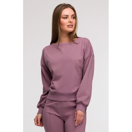 Bewear B293 bluza z otwartymi plecami wrzosowa ze sklepu intimiti.pl w kategorii Bluzy damskie - zdjęcie 187902369