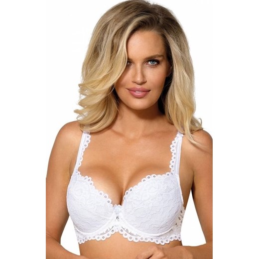 Newia koronkowy biustonosz push-up biały ze sklepu intimiti.pl w kategorii Biustonosze - zdjęcie 187902915