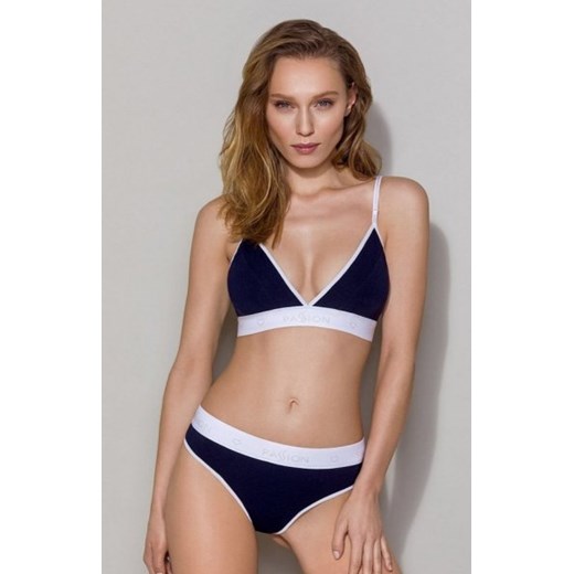 Biustonosz miękki navy Passion PS007 ze sklepu intimiti.pl w kategorii Biustonosze - zdjęcie 187903847