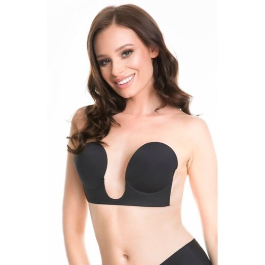 Biustonosz do głębokich dekoltów V!bra czarny ze sklepu intimiti.pl w kategorii Biustonosze - zdjęcie 187903878