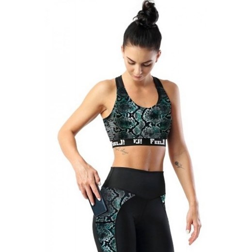 FeelJ biustonosz sportowy python grey ze sklepu intimiti.pl w kategorii Biustonosze - zdjęcie 187903887