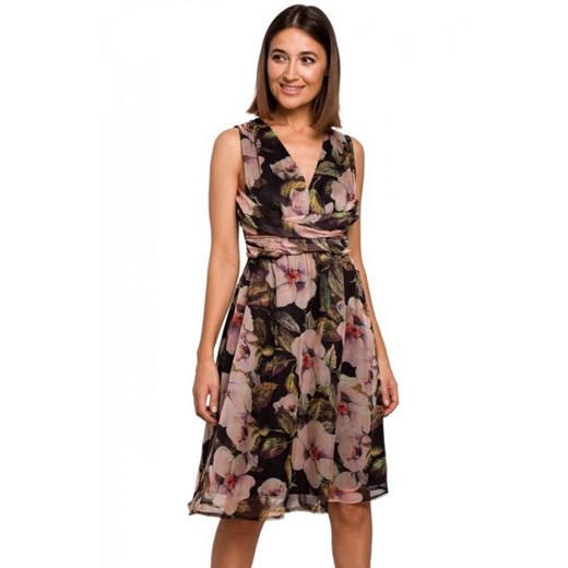 Letnia sukienka w kwiaty S225/3 ze sklepu intimiti.pl w kategorii Sukienki - zdjęcie 187903906