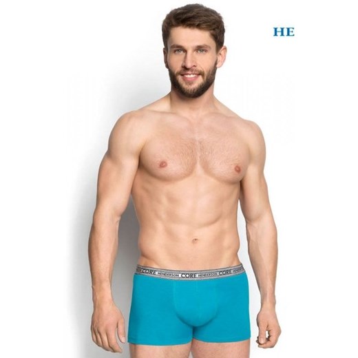 Henderson Bokserki męskie 34253-90X 2 sztuki: Turkus + Grafit ze sklepu intimiti.pl w kategorii Majtki męskie - zdjęcie 187904119