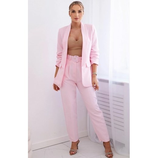 Komplet elegancki marynarka ze spodniami cukierkowy róż ze sklepu intimiti.pl w kategorii Marynarki damskie - zdjęcie 187904137