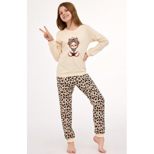 Cornette Young Kids 592/191 Panther piżama dziewczęca ze sklepu intimiti.pl w kategorii Piżamy dziecięce - zdjęcie 187904278