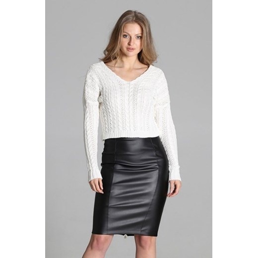 Ołówkowa spódnica z eco-skóry czarna SP101 ze sklepu intimiti.pl w kategorii Spódnice - zdjęcie 187904285