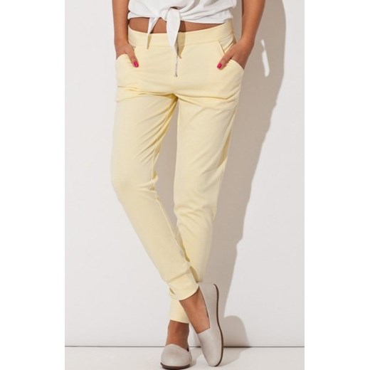 Katrus K153 spodnie żółte ze sklepu intimiti.pl w kategorii Spodnie damskie - zdjęcie 187904368