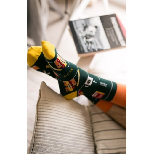 More Books 079-014 skarpety męskie ze sklepu intimiti.pl w kategorii Skarpetki męskie - zdjęcie 187904709