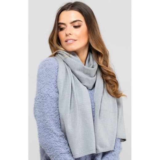 Kamea klasyczny szalik 05 szary ze sklepu intimiti.pl w kategorii Szaliki i chusty damskie - zdjęcie 187905156
