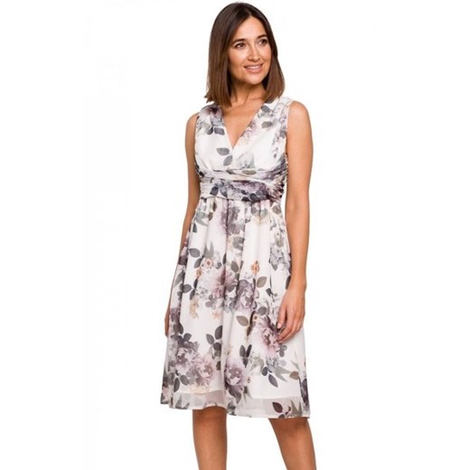 Letnia sukienka w kwiaty S225/1 ze sklepu intimiti.pl w kategorii Sukienki - zdjęcie 187905197