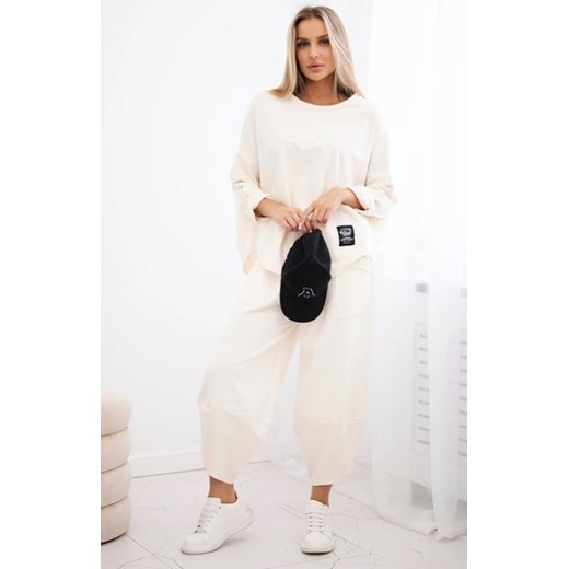 Komplet Punto Milano Winter bluza i spodnie jasny beż ze sklepu intimiti.pl w kategorii Dresy damskie - zdjęcie 187905255