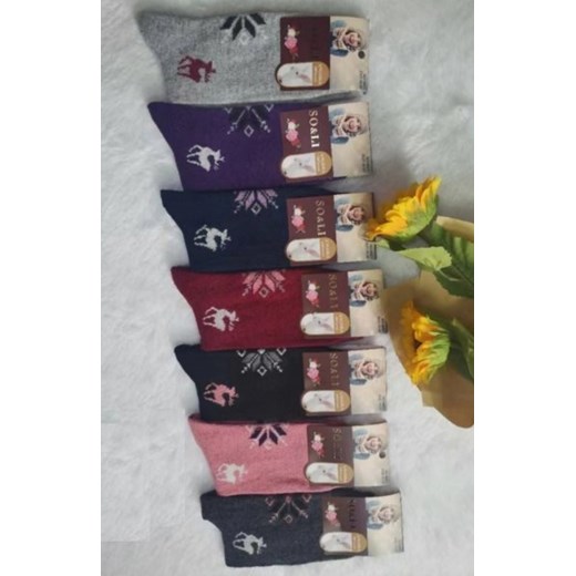 WiK SO&amp;LI 002 Angora 015 skarpety damskie ze sklepu intimiti.pl w kategorii Skarpetki damskie - zdjęcie 187905378