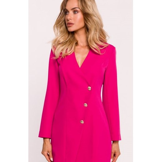 Moe sukienka żakietowa fuksja M793 ze sklepu intimiti.pl w kategorii Sukienki - zdjęcie 187905396