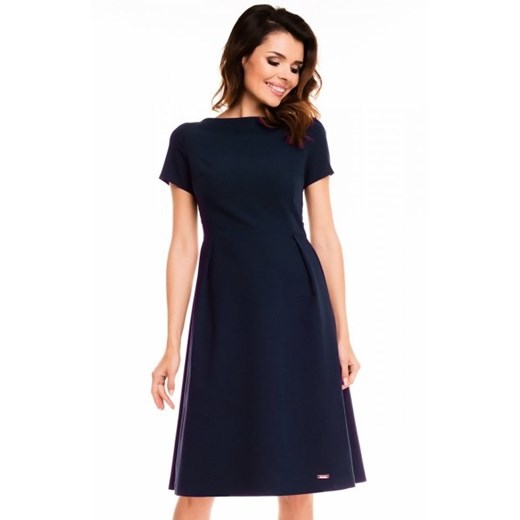 Awama A130 sukienka granat ze sklepu intimiti.pl w kategorii Sukienki - zdjęcie 187905847