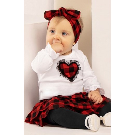 Bawełniane body dziewczęce serduszko ze sklepu intimiti.pl w kategorii Body niemowlęce - zdjęcie 187905865