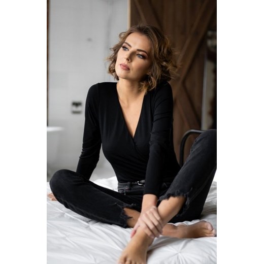 *Second Skin body damskie z długim rękawem ze sklepu intimiti.pl w kategorii Bluzki damskie - zdjęcie 187905885