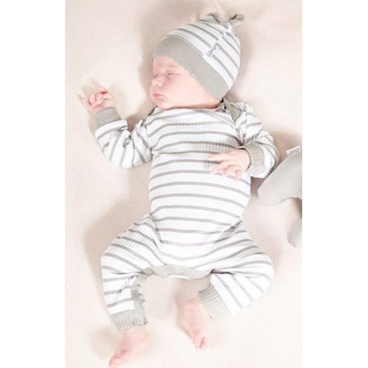 Pajacyk niemowlęcy prążek paski ze sklepu intimiti.pl w kategorii Pajacyki - zdjęcie 187906539