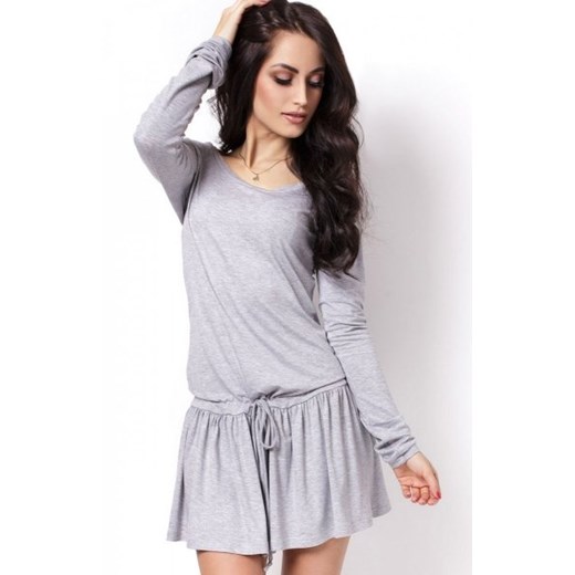 Ivon 201 sukienka szara ze sklepu intimiti.pl w kategorii Sukienki - zdjęcie 187906575
