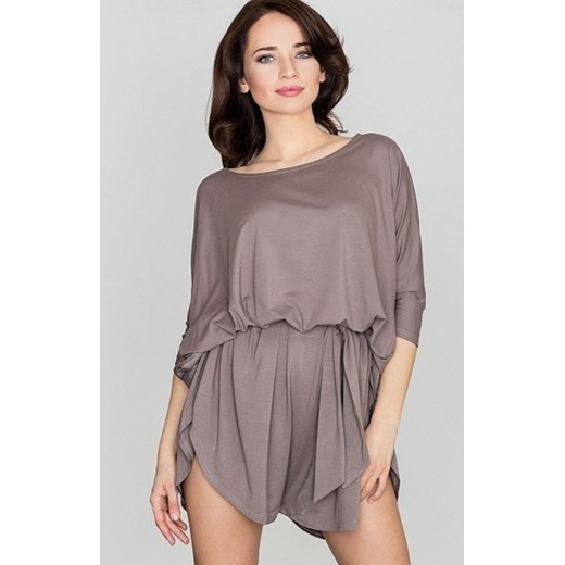 Lenitif K315 kombinezon brązowy ze sklepu intimiti.pl w kategorii Kombinezony damskie - zdjęcie 187907828