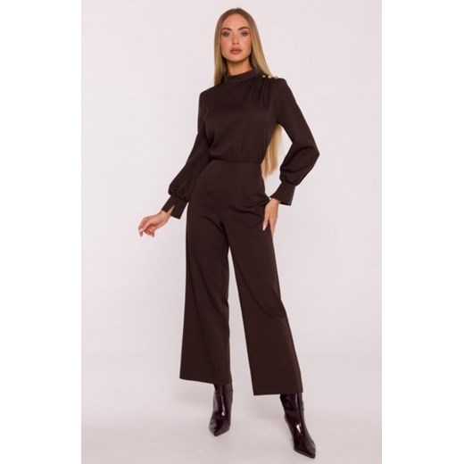 Moe kombinezon ze stójką brązowy M879 ze sklepu intimiti.pl w kategorii Kombinezony damskie - zdjęcie 187907869