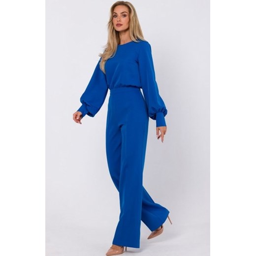 Moe M754 elegancki kombinezon damski niebieski ze sklepu intimiti.pl w kategorii Kombinezony damskie - zdjęcie 187908719