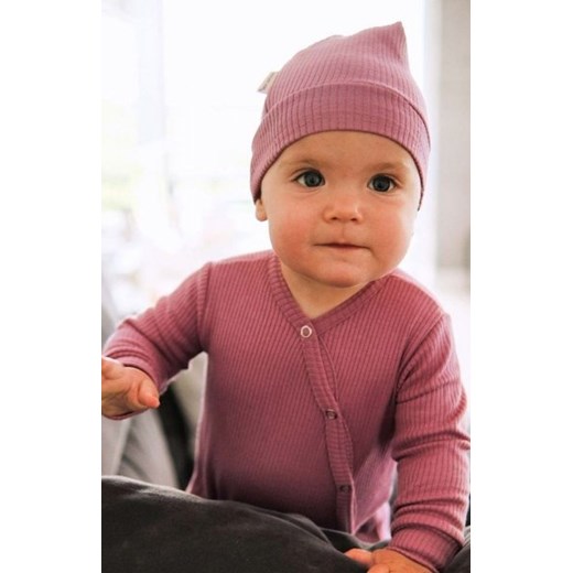 Różowe body niemowlęce BOD.4288 ze sklepu intimiti.pl w kategorii Piżamy dziecięce - zdjęcie 187908855