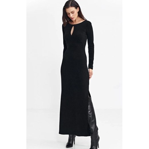 Sukienka maxi z łezką na dekolcie ze sklepu intimiti.pl w kategorii Sukienki - zdjęcie 187909127