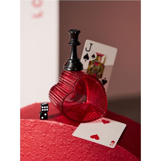 Sinsay - Świecznik w kształcie serca - czerwony ze sklepu Sinsay w kategorii Świeczniki - zdjęcie 187910248