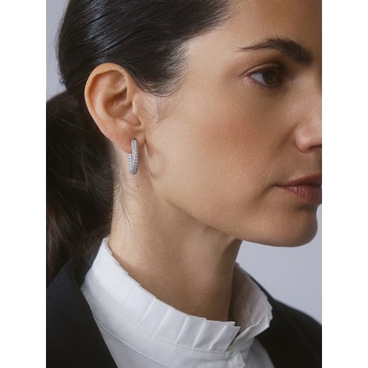 Reserved - Kolczyki z cyrkoniami - srebrny ze sklepu Reserved w kategorii Kolczyki - zdjęcie 187910836